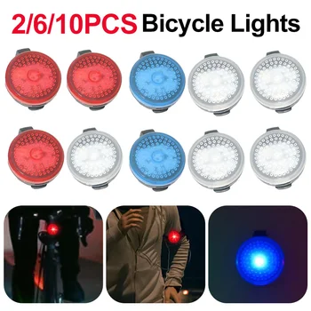 2/6/10pcs LED אופניים זנב האור האחרון-300H חזרה אוטומטית בלם חישה אור בטיחות 3 מצבי אור אחורי לשימוש לילה ברכיבה